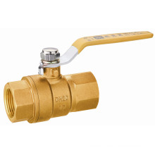 T10246 Válvula de bola de cobre amarillo para el gas medidor de gas del conducto, EN331, mano de la palanca
